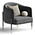 Modern Oxford Armchair by Capitalcollection 3D model small image 4