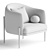 Modern Oxford Armchair by Capitalcollection 3D model small image 6