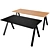 Elegant CARRADALE Dining Table 3D model small image 6