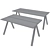 Elegant CARRADALE Dining Table 3D model small image 7