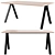 Elegant CARRADALE Dining Table 3D model small image 9