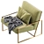 Marsden 1 Armchair: Stylish Comfort 3D model small image 5