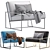 Marsden 1 Armchair: Stylish Comfort 3D model small image 6