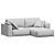 Bayvin Corner Sofa Set 3D model small image 6