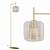 Mistinguett Brass Floor Lamp 3D model small image 1