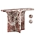 Marble T Console Calacatta Herve Langlais 3D model small image 2