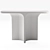 Marble T Console Calacatta Herve Langlais 3D model small image 8