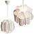 Modern White Pendant Lamp Fixture 3D model small image 3