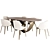 Modern Design Adel Chairs Set 3D model small image 2