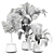 Stylish Indoor Plant 3D Model 3D model small image 4