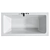 Acrylic Bathtub ABBER AB9339 3D model small image 2