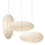 Elegant VITRA Pendant Set 3D model small image 1