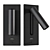 Astro Wall-Mounted USB Reading Light 3D model small image 1
