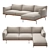 Happy Jack Corner Sofa Set 3D model small image 1