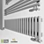 GUARDO TORRE 4D Radiator Set 3D model small image 3