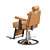 Kingsman Barber Chair - Luxury Seating 3D model small image 2