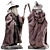  Gandalf Figure by Inart 3D model small image 2