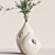 Rustic Dry Flower Bouquet & Vase 3D model small image 2