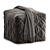 Moroccan Style Pouf Ottoman 3D model small image 3