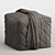 Moroccan Style Pouf Ottoman 3D model small image 5