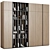 Modular Minimalist Style Wardrobe 3D model small image 1