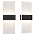 Frosted Glass LED Wall Sconce 3D model small image 1