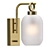 Elegant Leighton Glass Sconce 3D model small image 1