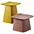 Scandi Style Bedside Table 2014 3D model small image 2