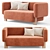 Arklou Sofa: Modern Comfort Elegance 3D model small image 5