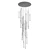 Flux Helixes Glass Pendant Lamp 3D model small image 6