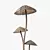  Mushroom Floor Lamp. Unique Design 3D model small image 2