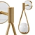 Elegant Saint Moritz Wall Sconce 3D model small image 1