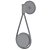 Elegant Saint Moritz Wall Sconce 3D model small image 5