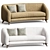 Tangent Collection Sofa by Vladimir Kagan 3D model small image 2