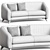 Tangent Collection Sofa by Vladimir Kagan 3D model small image 4