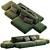 Modular Sofa Lema Cloud 3D model small image 3