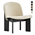 Modern Chisel Lounge Chair Collection 3D model small image 1