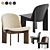 Modern Chisel Lounge Chair Collection 3D model small image 2