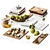 Fruitful Decor Set with Books 3D model small image 1
