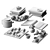 Fruitful Decor Set with Books 3D model small image 5