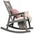 Stylish BONDHOLMEN Rocking Chair 3D model small image 4