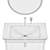 Elegant Agape Novecento XL Washbasin 3D model small image 7