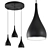 - Elvi Home Athena Pendant Lights 3D model small image 1