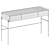 Portuguese Crafted Concierge Console 3D model small image 5