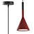 Elvi Home Brushed Cone Pendant 3D model small image 1