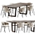 Elegant Dining Set: Colin & Bolero 3D model small image 1