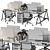 Elegant Physix Office Chair 3D model small image 7