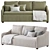 Convertible Sofa Bed KD75 3D model small image 3