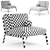 Versatile Happy Armchair by Flexform 3D model small image 4