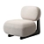 Elegant Aria Accent Chair 3D model small image 1